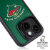 NHL Minnesota Wild Solid Background iPhone 15 Kickstand Case